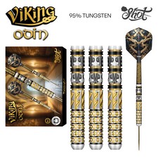 Shot Viking Odin Steel Tip Dart Set-95 Tungsten Barrels-25gm
