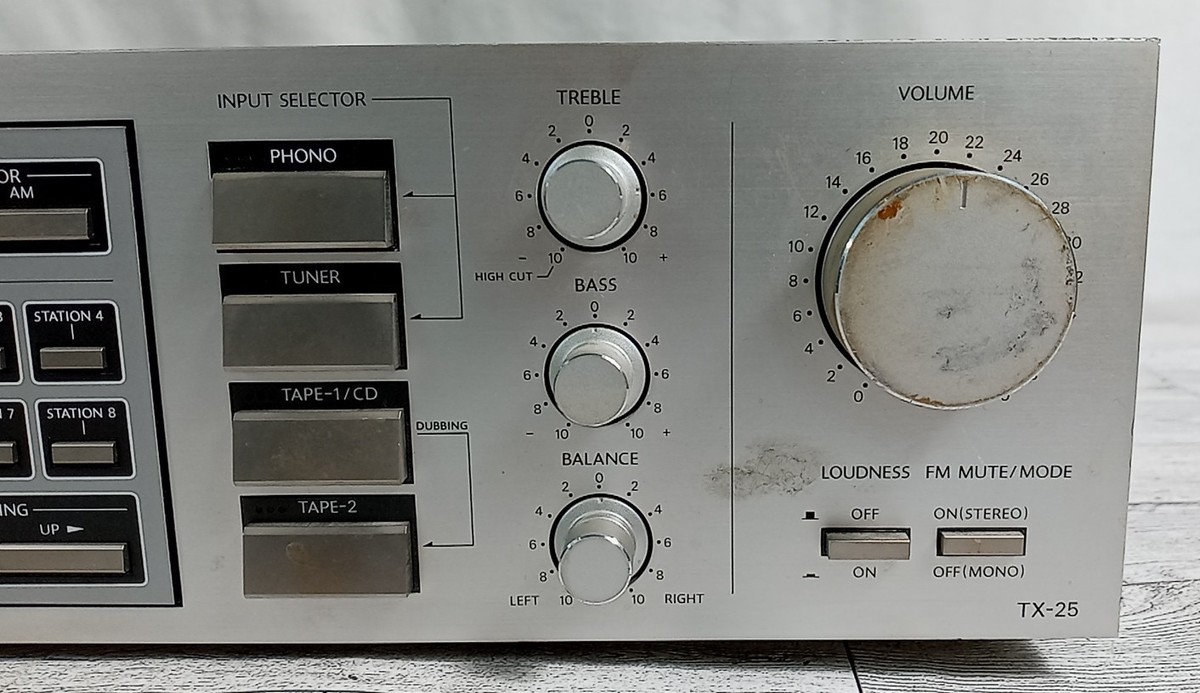 Onkyo TX-25 Quartz Synthesized Tuner Amplifier | Partially Working