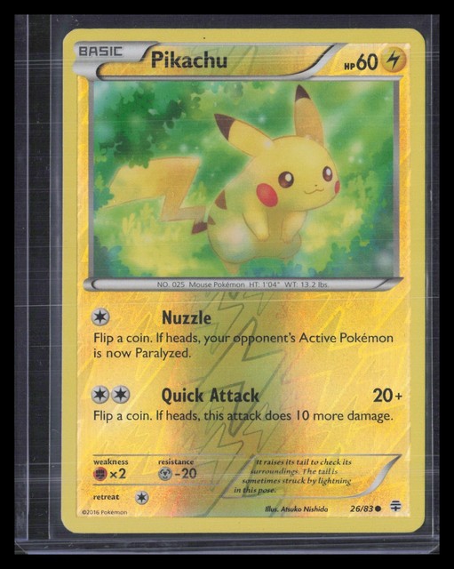 Pikachu [Reverse Holo] #26 (Generations (2016))