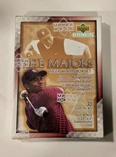 TIGER WOODS 2002 UPPER DECK THE MAJORS SEALED BOX SET - 1:100 SETS CONTAIN AUTO