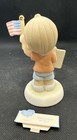 Precious Moments “Welcome Home My Hero” Figurine Boy Holding USA Flag 740019 — photo 3