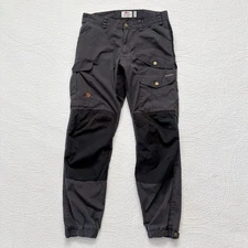 Fjallraven Men's Vidda Pro Trousers, Dark Grey / Black (Sz 30-31)