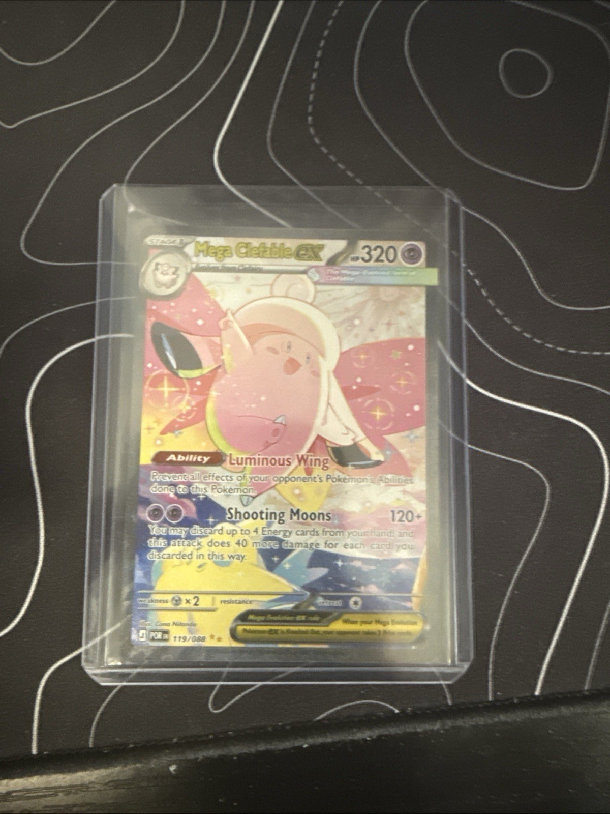 Mega Clefable ex - SIR, Special Illustration Rare # 119/088 from Perfect Order