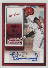 2015 Panini Contenders Prospect Ticket Edmundo Sosa #17 Auto 4d3
