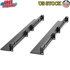 Universal 1U 19 Inch Server Rack Rails Adjustable Depth 24-36in Mount Kit New