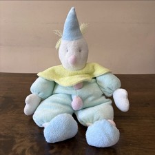 Vintage Eden Pastel Clown Terry Cloth Plush