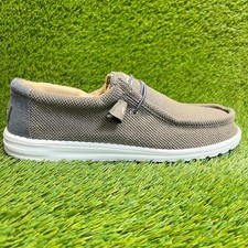 Hey Dude Wally Paisley Mens Size 13 Chocolate White Casual Walking Slip-On Shoes