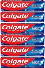 Colgate Cavity Protection 6 Packs 2.5 Oz