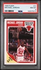 1989 FLEER #21 MICHAEL JORDAN PSA 8