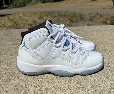 Air Jordan 11 Retro Low Legend Blue 2024 White Blue Youth 6.5Y