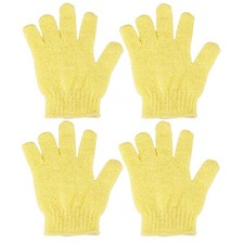 4 Pcs Shower Gloves, Exfoliating Gloves, Exfoliating Mitt, Exfoliating Body S...