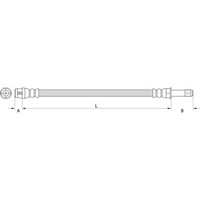 Metzger 4111090 Bremsschlauch FüR Audi Q5 8RB