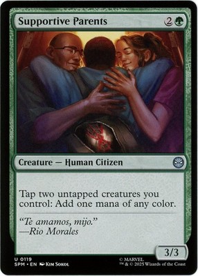 Supportive Parents - 0119 - Marvel's Spider-Man - MTG - NM/M - English
