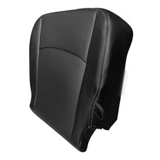 Leather Seat Cover Driver Side Bottom for Dodge Ram Laramie 2013 2018 Black