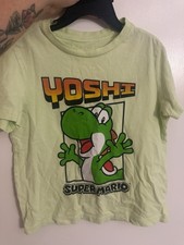 Super Mario Yoshi T-Shirt Nintendo Vintage Gaming Tee Beige