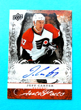 Jeff Carter 2008-09 Upper Deck Artifacts Auto #AF-JC Philadelphia Flyers