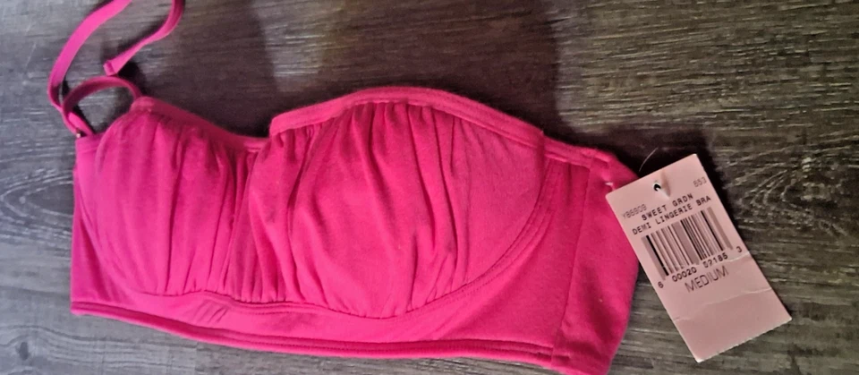 🌞 Maiô biquíni sem alças JUICY COUTURE médio SWEET GRENADINE US$ 170. NOVO - Imagem 3 de 4