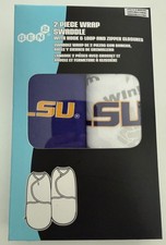 LSU Louisiana State University Infant Baby 2 Piece Wrap Swaddle 6-9 Months