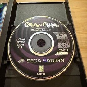 SEGA 💥 Bubble Bobble: Also Featuring Rainbow Islands 💥 Saturn CIB + Reg.