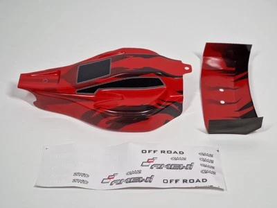 Amewi / HBX Rc Buggy 1:10 Karosserie mit Heckspoiler Ersatzteile AM10B Quakewave