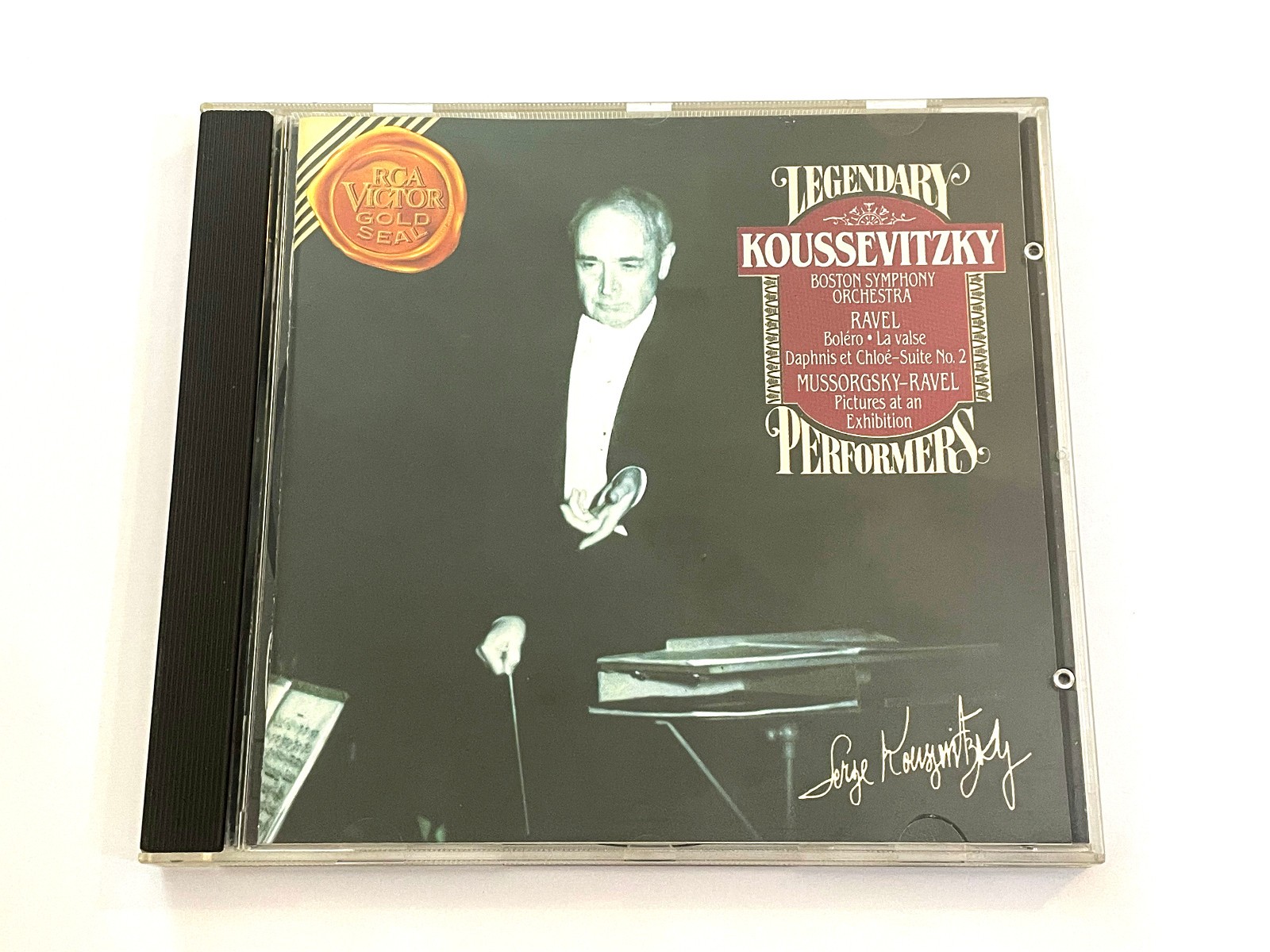 Koussevitsky conducts Mussorgsky, Ravel & Debussy (CD 1993) Legendary Performers