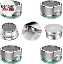 4PCS Faucet Aerator, 2 Packs of Aerator Filter Replacement Parts, with Brass Hou