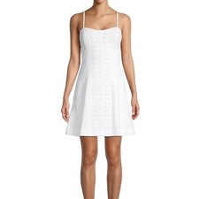 Lilly Pulitzer Perry Resort White Pineapple Pucker Jacquard Dress Size 10 Womens