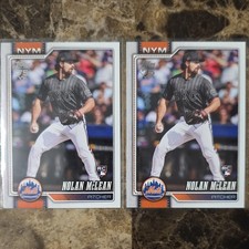 (2) 2026 Topps Series 1 - Nolan McLean Rookie #214 (RC) 🔥💪⚾️  New York Mets