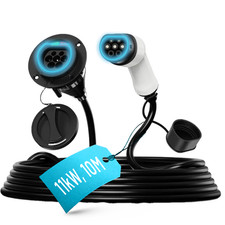 Electric Car Type 2 Charging Cable Extension, 10M 11kW, Female to Male 