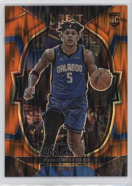 2022-23 Panini Select Concourse Orange Flash Prizm Paolo Banchero #72 1t08