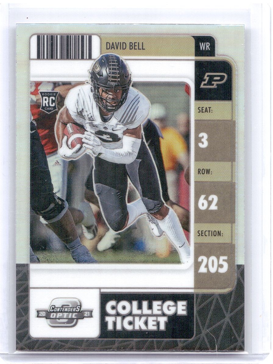 2022 Panini Chronicles Draft Picks #30 David Bell Contenders Optic Silver