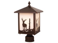 Vaxcel Lighting OP33585 Bronze Bryce 1-Light Outdoor Post Light