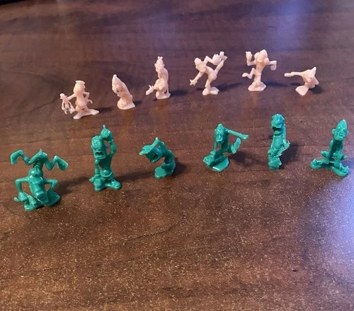 Vintage Marx Nutty Mads 1" Mini Figures: Series 1 & 2 (12 Figures)