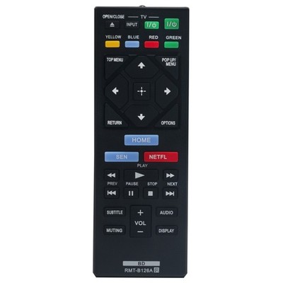New RMT-B126A Remote for Sony BDP-S5200 BDP-S3200 BDP-S5200/D Blu-Ray DVD Player