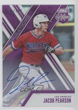2017 Panini Elite Extra Edition Aspirations Purple 36/100 Jacob Pearson Auto w5b