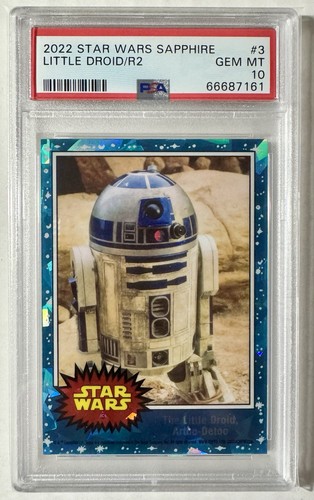 2022 Topps Sapphire Star Wars #3 The Little Droid Artoo-Detoo PSA 10 Gem Mint