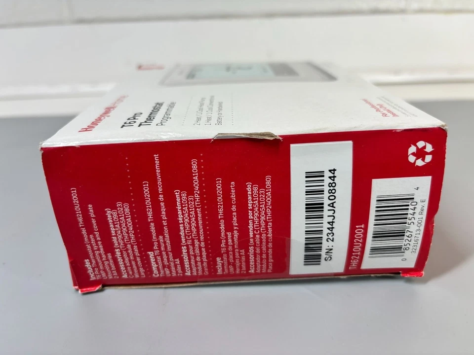 New Honeywell T6 Pro Programmable Thermostat Sealed - Image 3 of 4