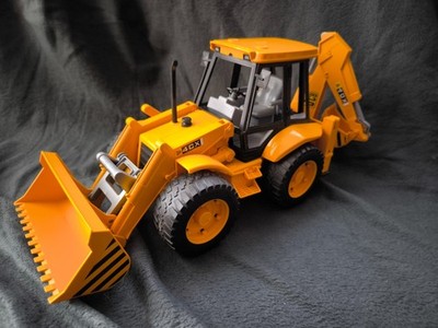 Bruder JCB 4CX Baggerlader   Traktor Radlader Baufahrzeug Gebraucht