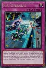 FLOD-EN091 F.A. OVERHEAT RARE 1.AUFLAGE YuGiOh KARTE