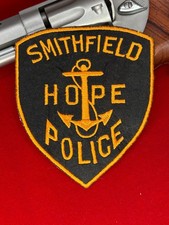 VTG/OBSOLETE (SMITHFIELD HOPE RHODE ISLAND POLICE) SEW-ON SHOULDER PATCH, UNUSED
