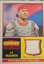 2025 Topps Heritage - Clubhouse Collection Relic J.T. Realmuto #CCR-JRE (MEM)