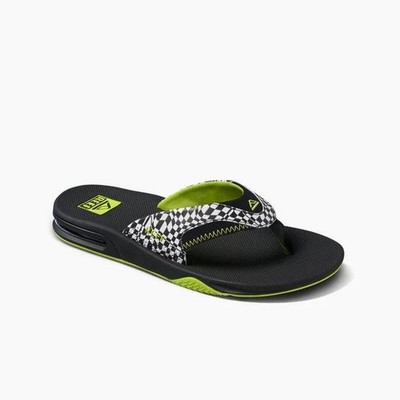 Reef Fanning Swell Checkers Flip Flops UK 12 Strand/Urlaub/Pool Sandalen