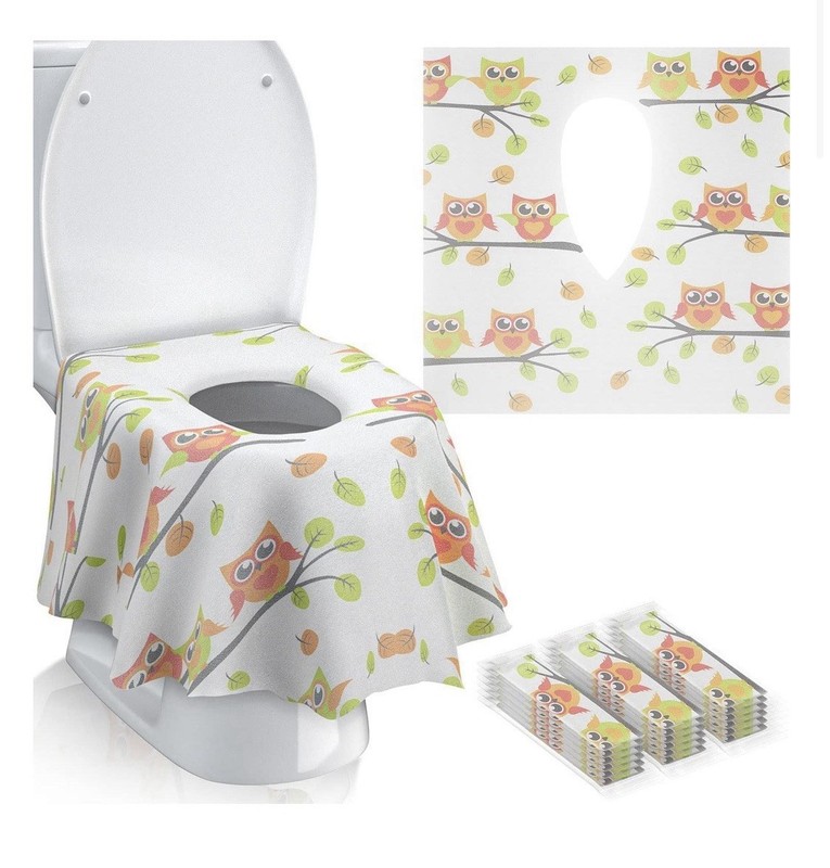 Disposable Toilet Seat Covers - Individually Wrapped (17 Packs)