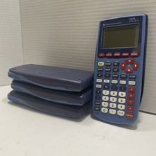 4 Texas Instruments TI-73 Explorer Graphing Calculators W/Covers-Great Condition