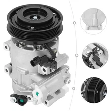 A/C Air Conditioning Compressor W/ Clutch Replacement For Hyundai Accent 2012-17