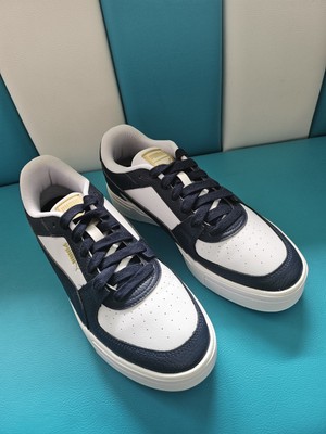 Puma CA Pro Tumble Schwarz Weiß Gold Größe  44,5 NEU