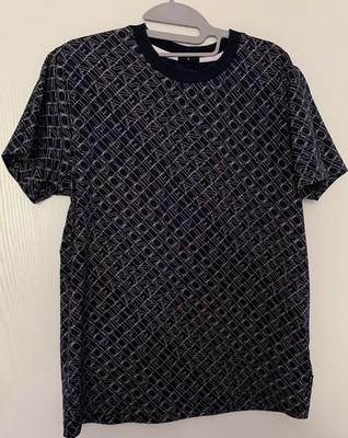 JOOP Herren T-Shirt Gr. S, blau/ weiß TOP