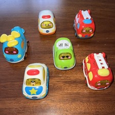 Vtech Go Go Smart Wheels Interactive Vehicles Lights  Sounds Cars Lot of 6
