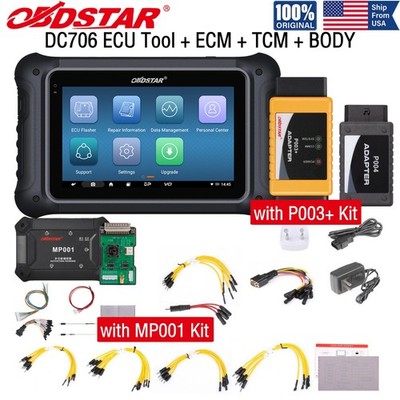 OBDSTAR DC706 Full Version E.CU Tool +ECM +TCM +BODY with MP001 Kit & P003+ Kit
