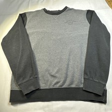 VANS Off The Wall Original Mens Pullover Sweatshirt Grey Large 3944